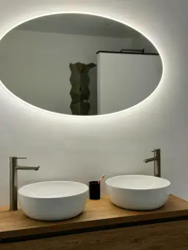 badkamer renovatie eindhoven wasbak spiegel