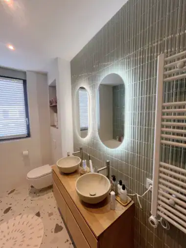 badkamerrenovatie den bosch terrazzo vloer
